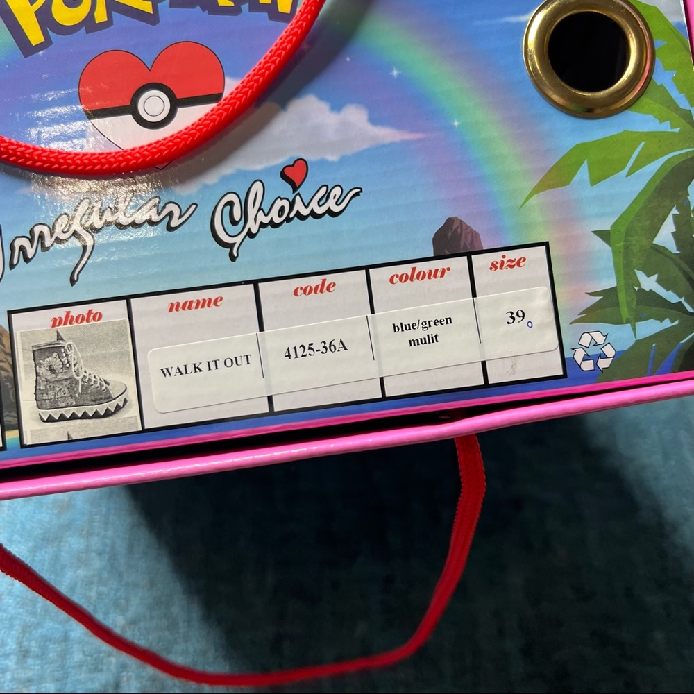 Irregular Choice x Pokemon Walk It Out High Top Sneakers - Picture 9 of 10